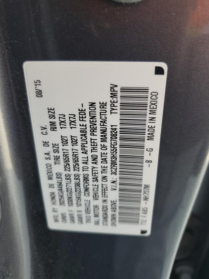 2015 Honda Cr-V Ex VIN: 3CZRM3H55FG708241 Lot: 64602935