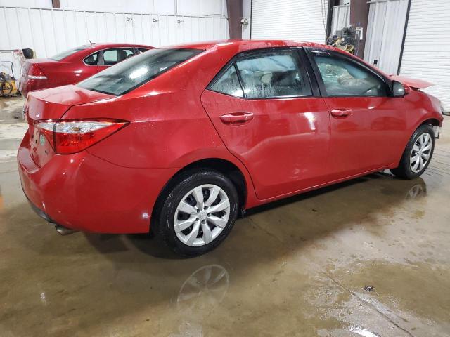  TOYOTA COROLLA 2015 Red