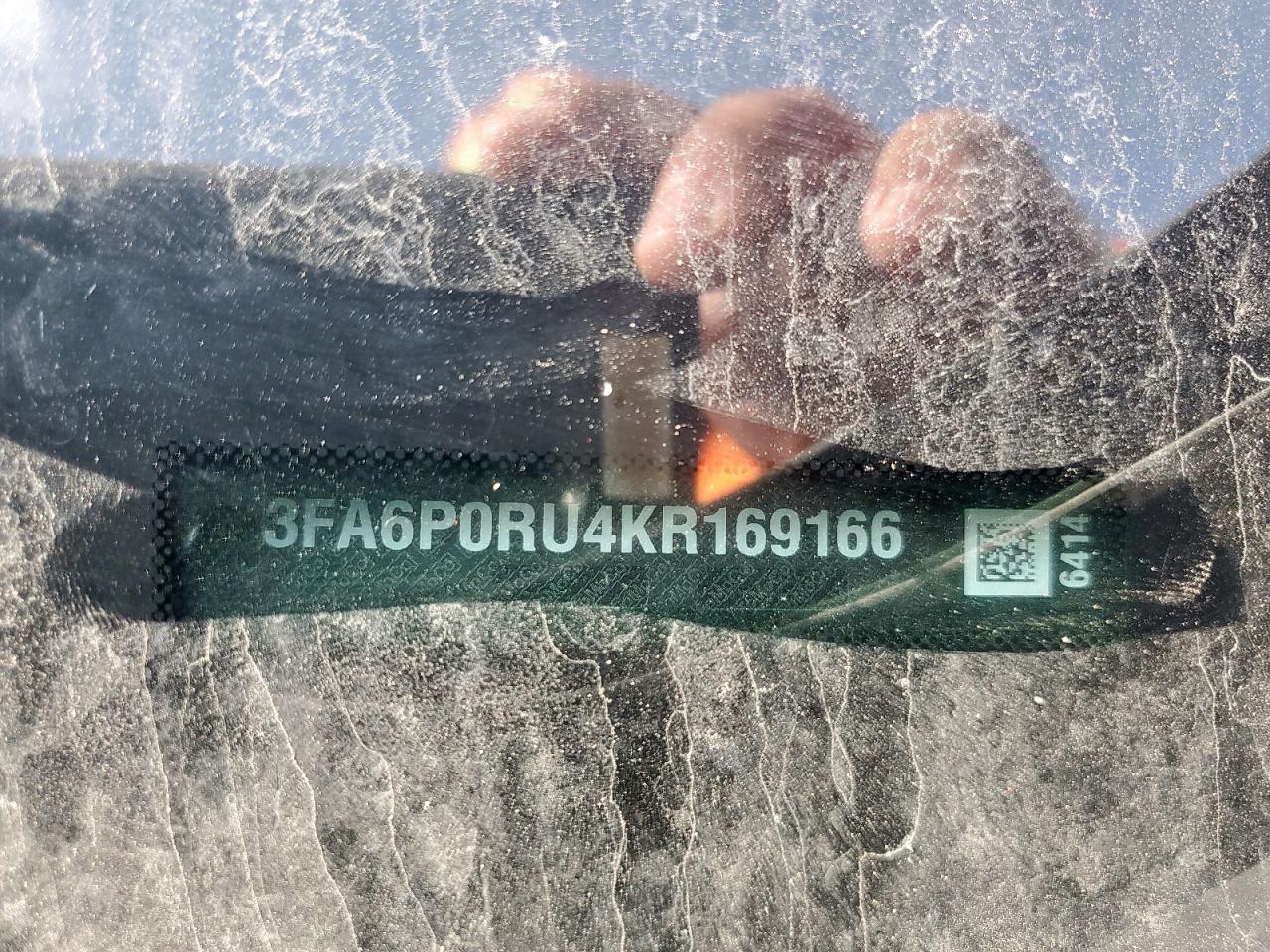 2019 Ford Fusion Titanium VIN: 3FA6P0RU4KR169166 Lot: 63694545