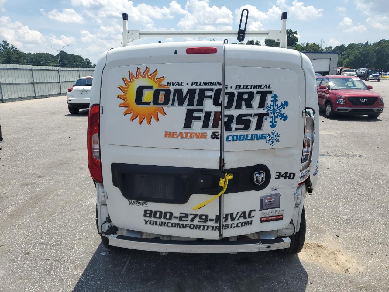 2022 Ram Promaster City Tradesman VIN: ZFBHRFAB3N6W60309 Lot: 63021465