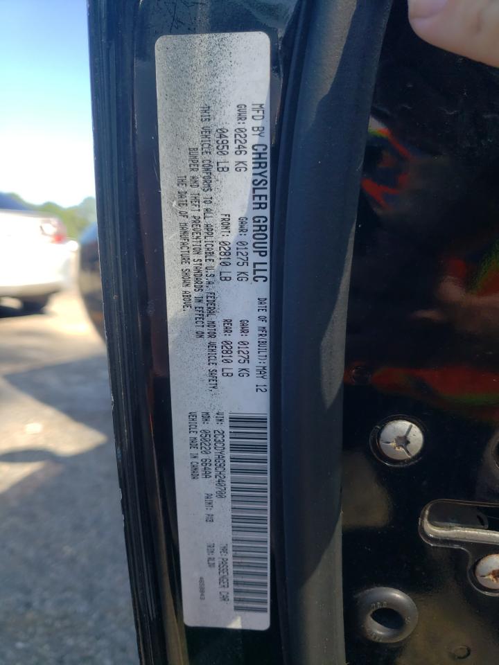 2012 Dodge Challenger Sxt VIN: 2C3CDYAG9CH240700 Lot: 63748225