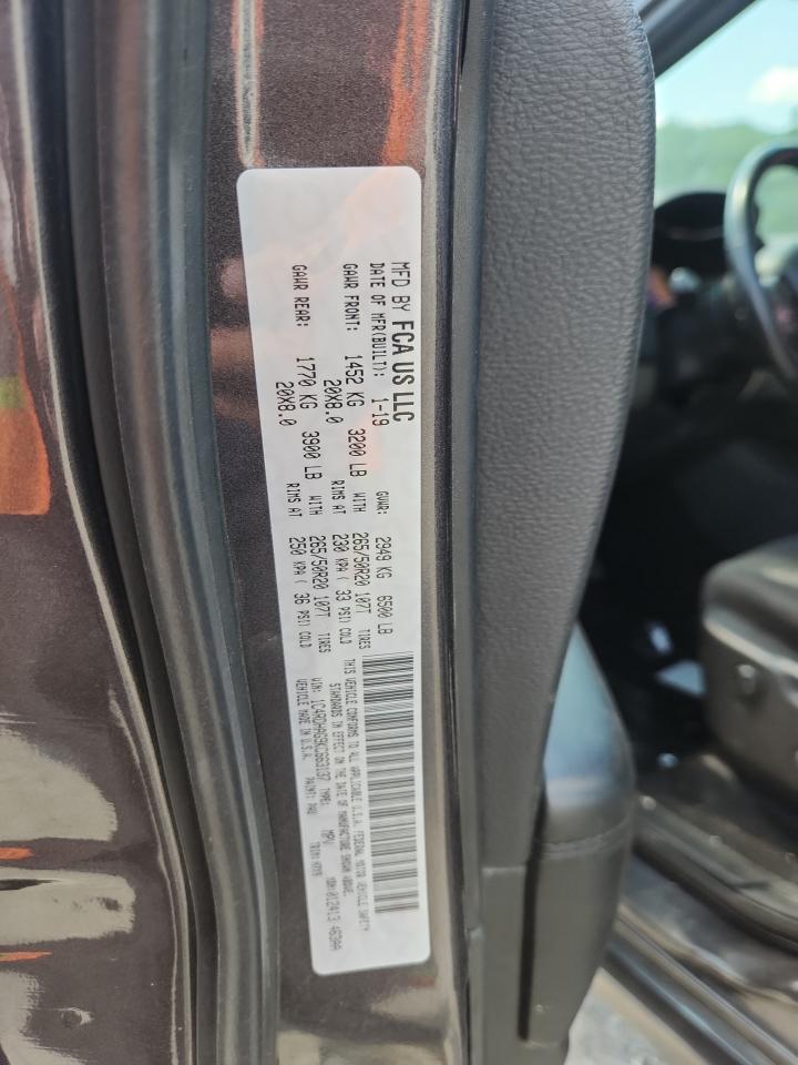 2019 Dodge Durango Sxt VIN: 1C4RDHAG9KC663137 Lot: 64022355
