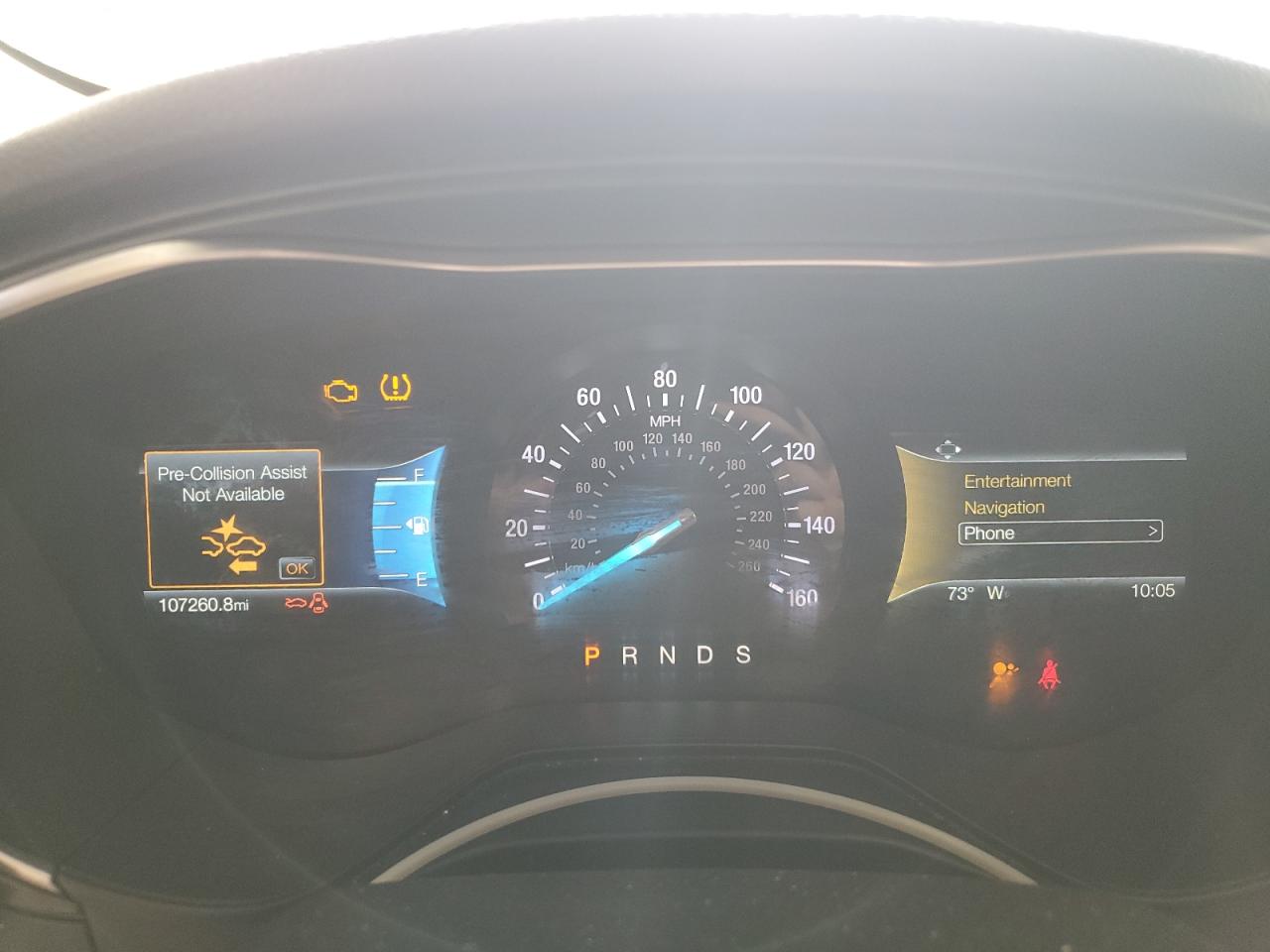 2019 Ford Fusion Titanium VIN: 3FA6P0D98KR206917 Lot: 65020155
