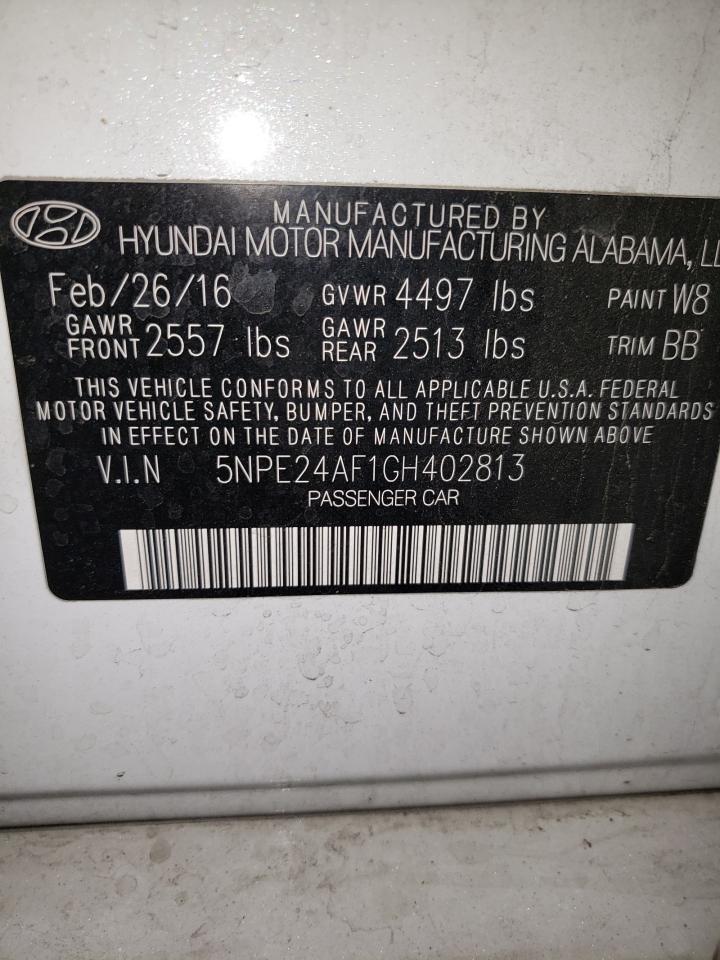 402813 2016 Hyundai Sonata Se