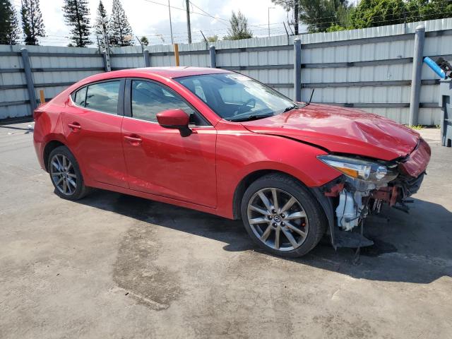  MAZDA 3 2018 Czerwony