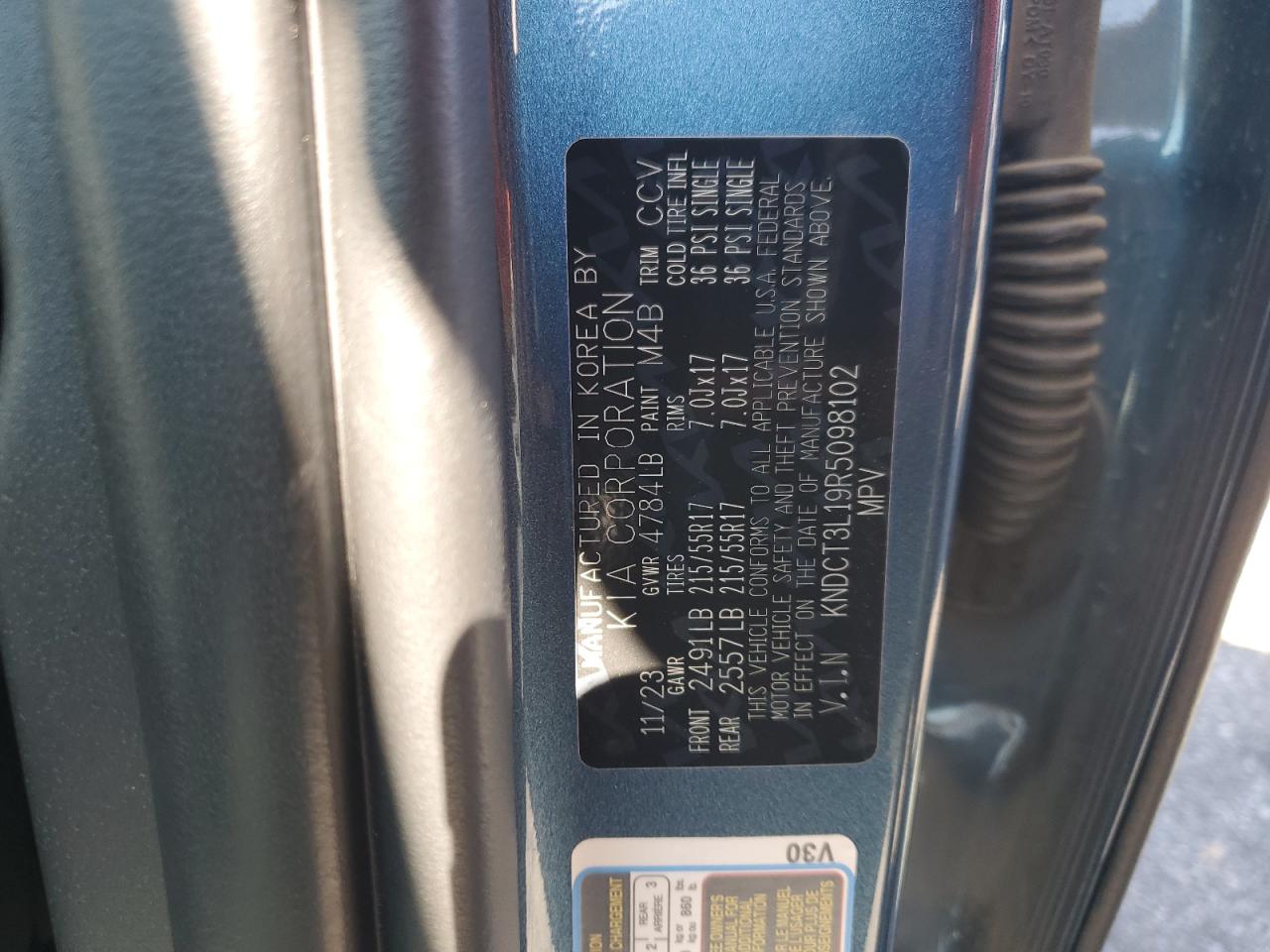 kndct3l19r5098102 KNDCT3L19R5098102 2024 Kia Niro Wave
