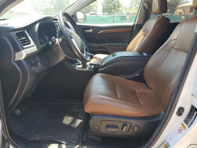  TOYOTA HIGHLANDER 2018 Белы