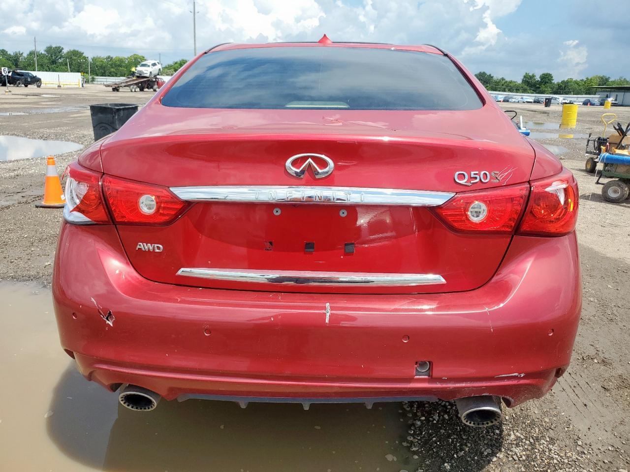 2017 Infiniti Q50 Red Sport 400 VIN: JN1FV7AR1HM872101 Lot: 64834045