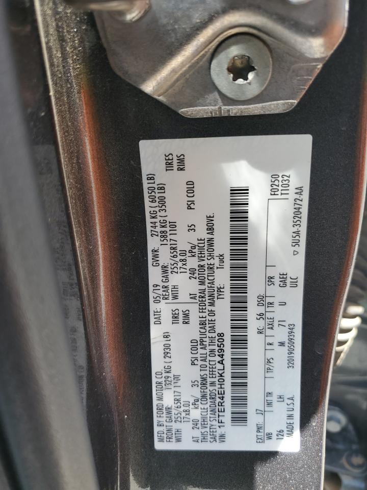 2019 Ford Ranger Xl VIN: 1FTER4EH0KLA49508 Lot: 64856365