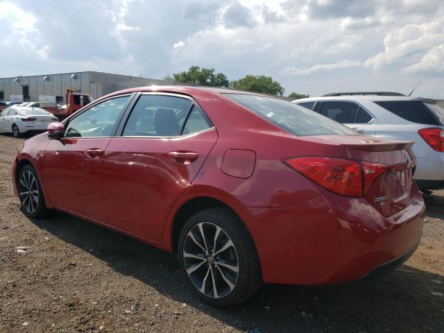  TOYOTA COROLLA 2017 Red