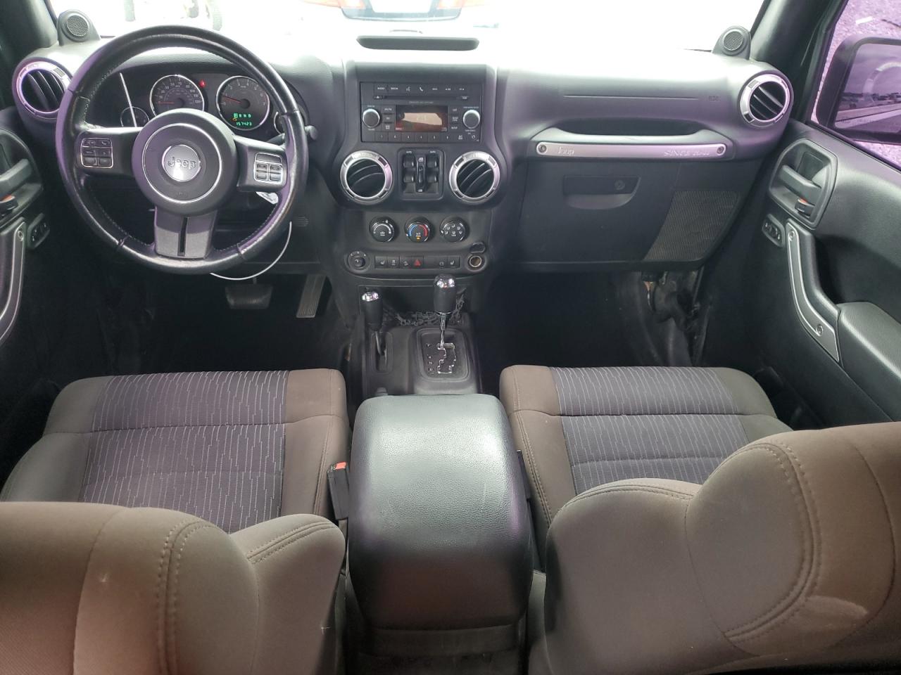 2012 Jeep Wrangler Unlimited Sahara VIN: 1C4BJWEGXCL257331 Lot: 63558125