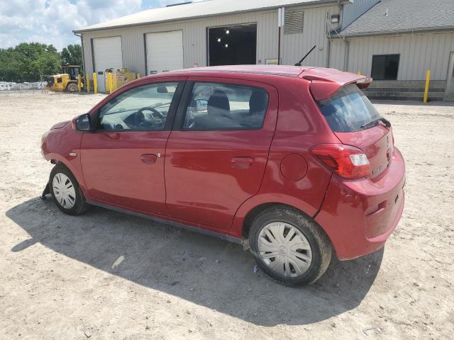 Hatchbacks MITSUBISHI MIRAGE 2017 Czerwony