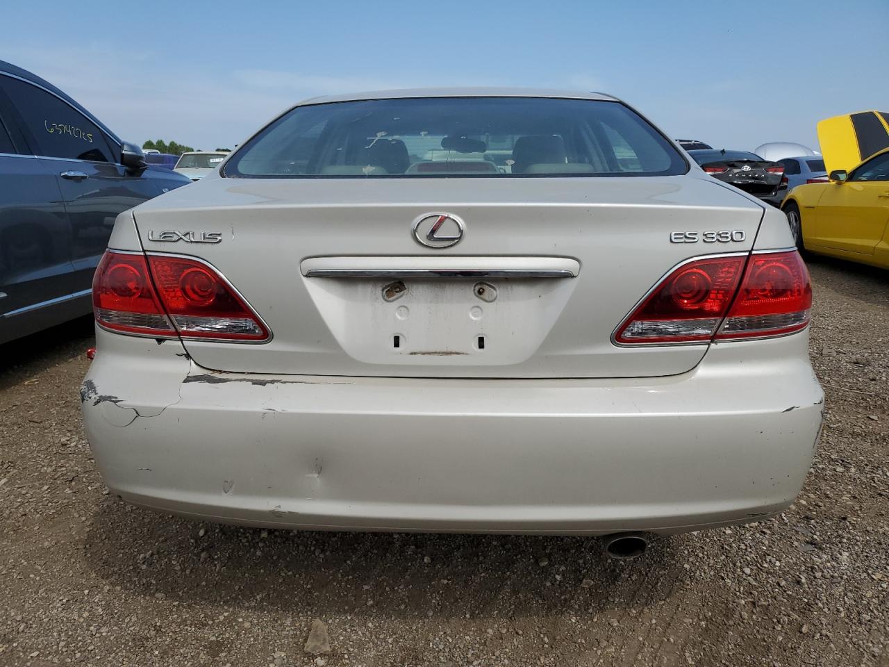 2005 Lexus Es 330 VIN: JTHBA30G555110961 Lot: 64464275