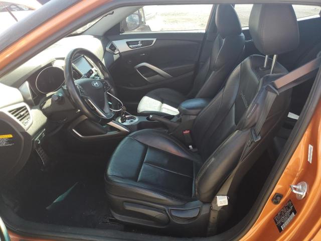  HYUNDAI VELOSTER 2015 Orange