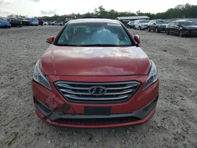 Sedans HYUNDAI SONATA 2017 Czerwony