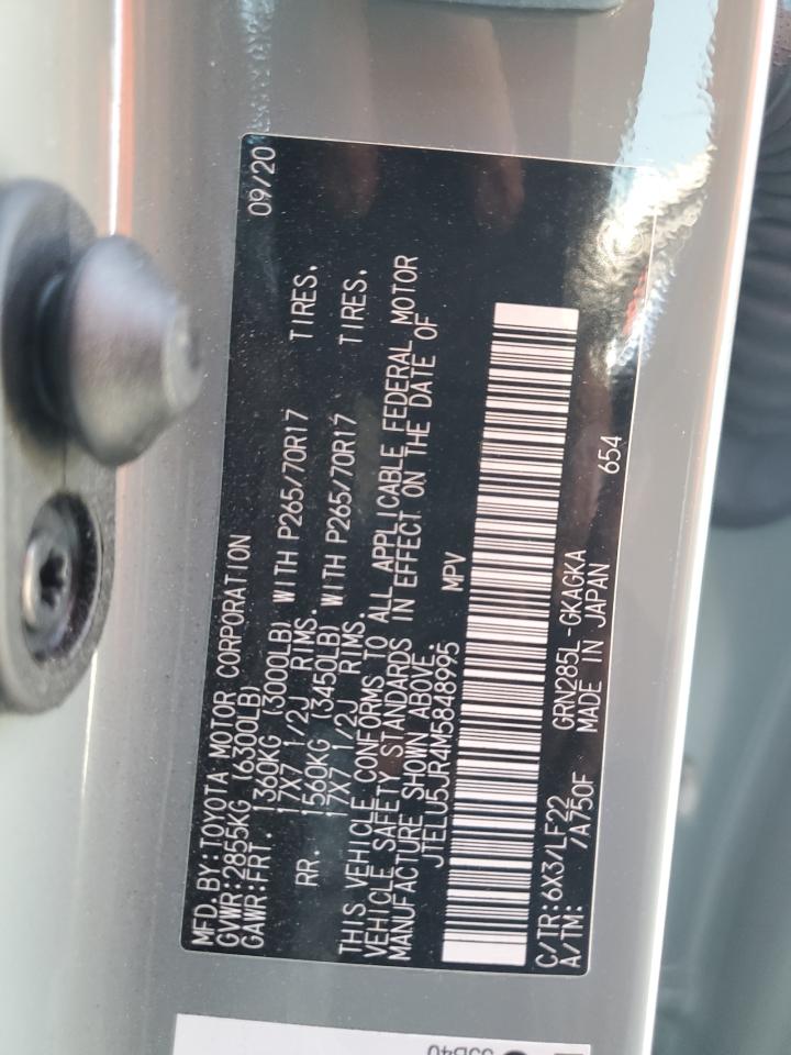 2021 Toyota 4Runner Venture VIN: JTELU5JR4M5848995 Lot: 64068975