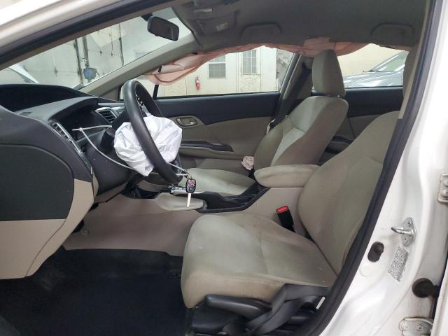 Sedans HONDA CIVIC 2013 Biały