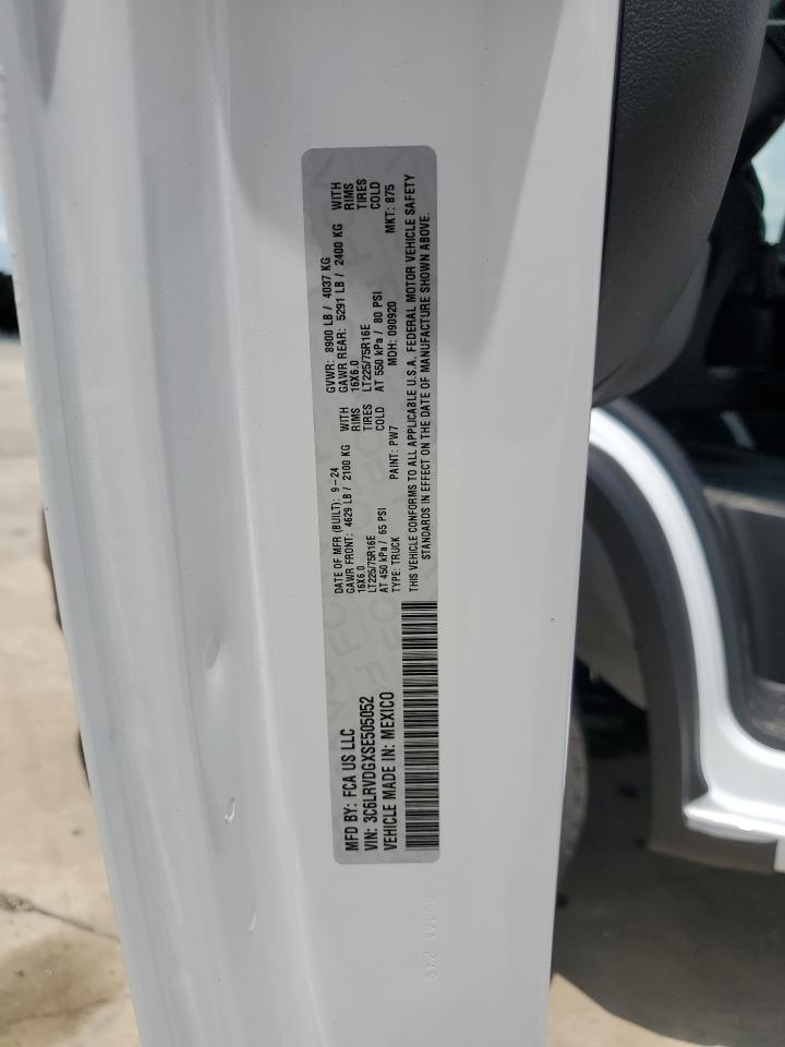 2023 Ram Promaster - Trucks Delivery Van VIN: 3C6LRVDGXSE505052 Lot: 66517815