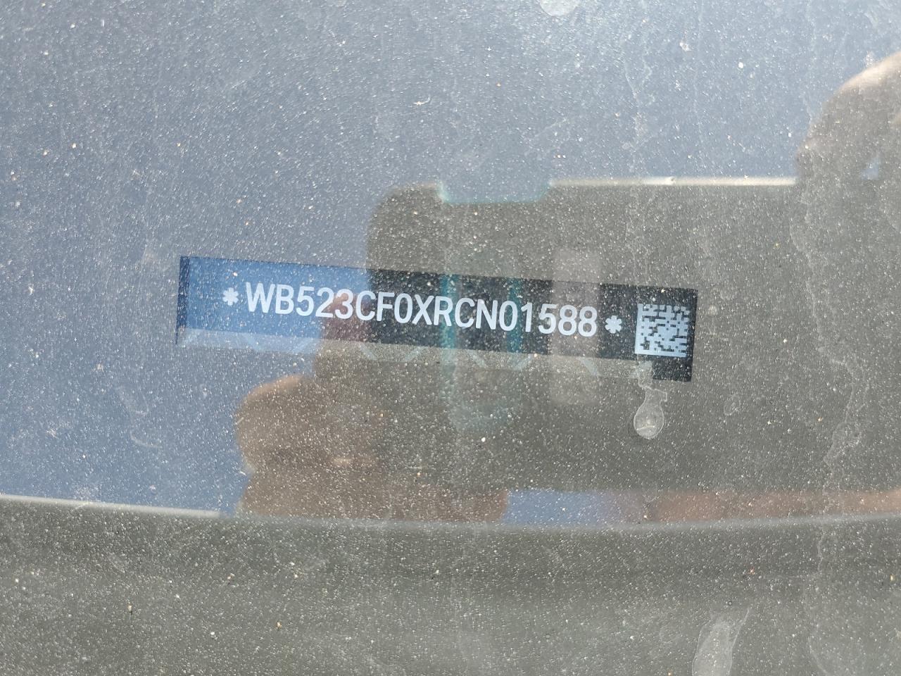 2024 BMW Ix xDrive50 VIN: WB523CF0XRCN01588 Lot: 62568705