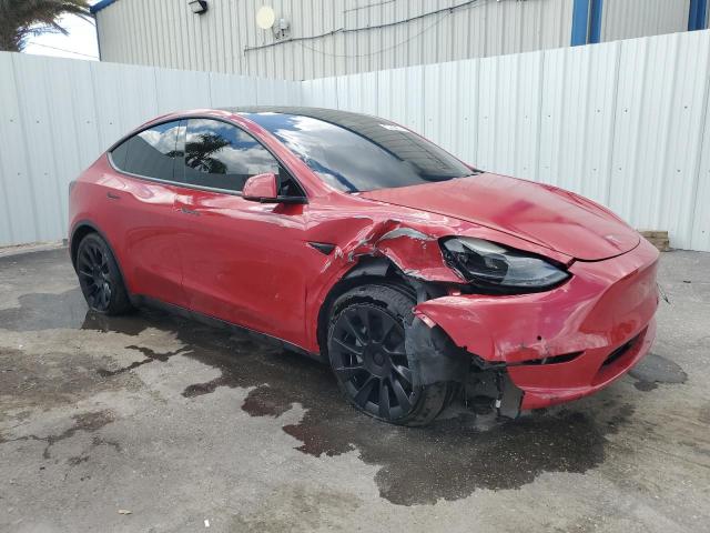  TESLA MODEL Y 2022 Czerwony