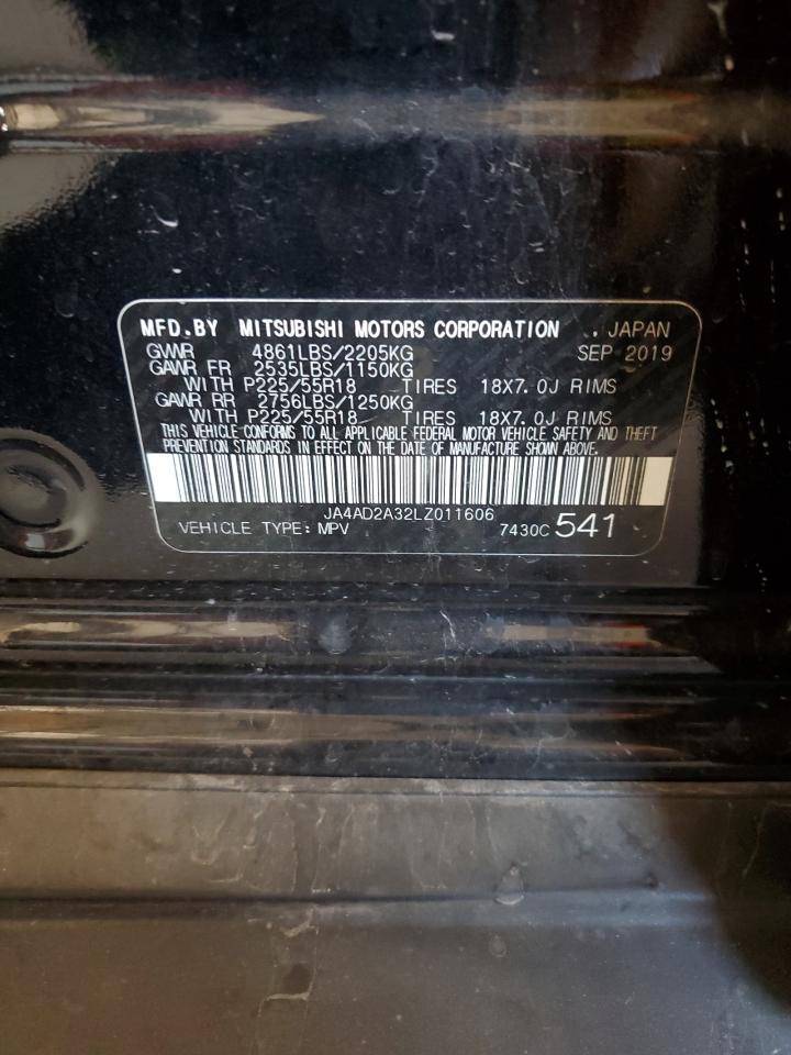 2020 Mitsubishi Outlander Es VIN: JA4AD2A32LZ011606 Lot: 64972645