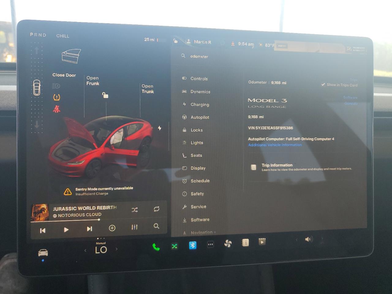 2025 Tesla Model 3 VIN: 5YJ3E1EA5SF915386 Lot: 64003105