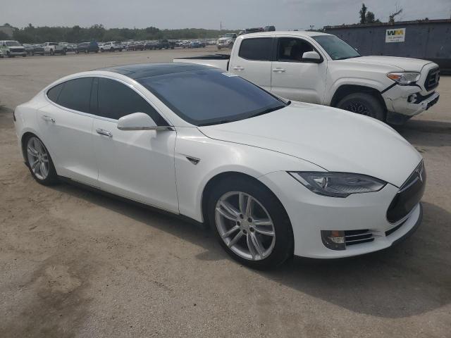 Hatchbacks TESLA MODEL S 2013 Biały