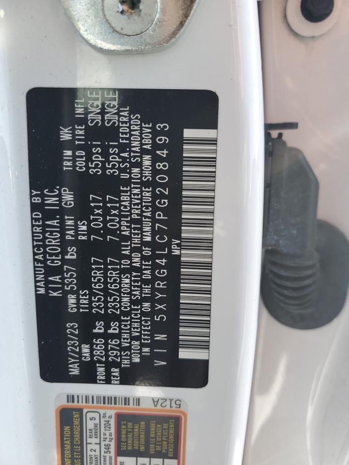 2023 Kia Sorento Lx VIN: 5XYRG4LC7PG208493 Lot: 65000975