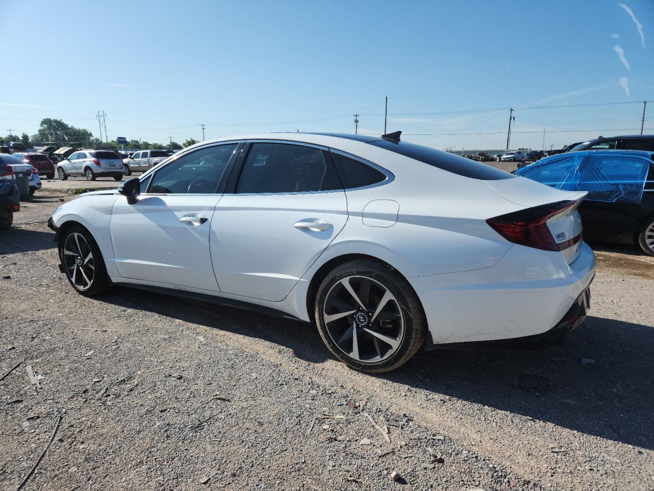 2021 Hyundai Sonata Sel Plus white null gas 5NPEJ4J23MH087332 photo #3