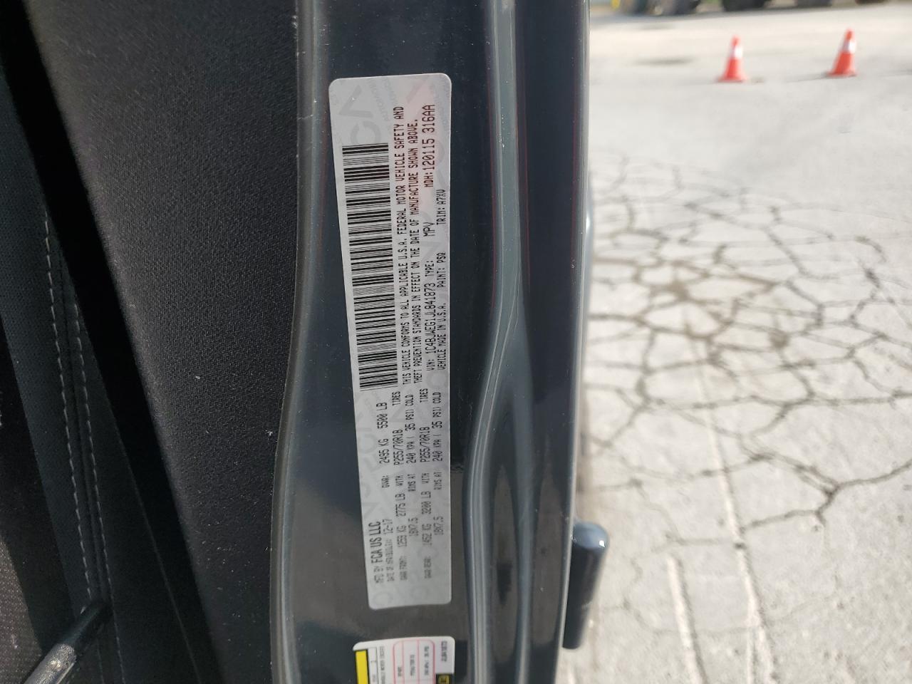 2018 Jeep Wrangler Unlimited Sahara VIN: 1C4BJWEG1JL841873 Lot: 65152375