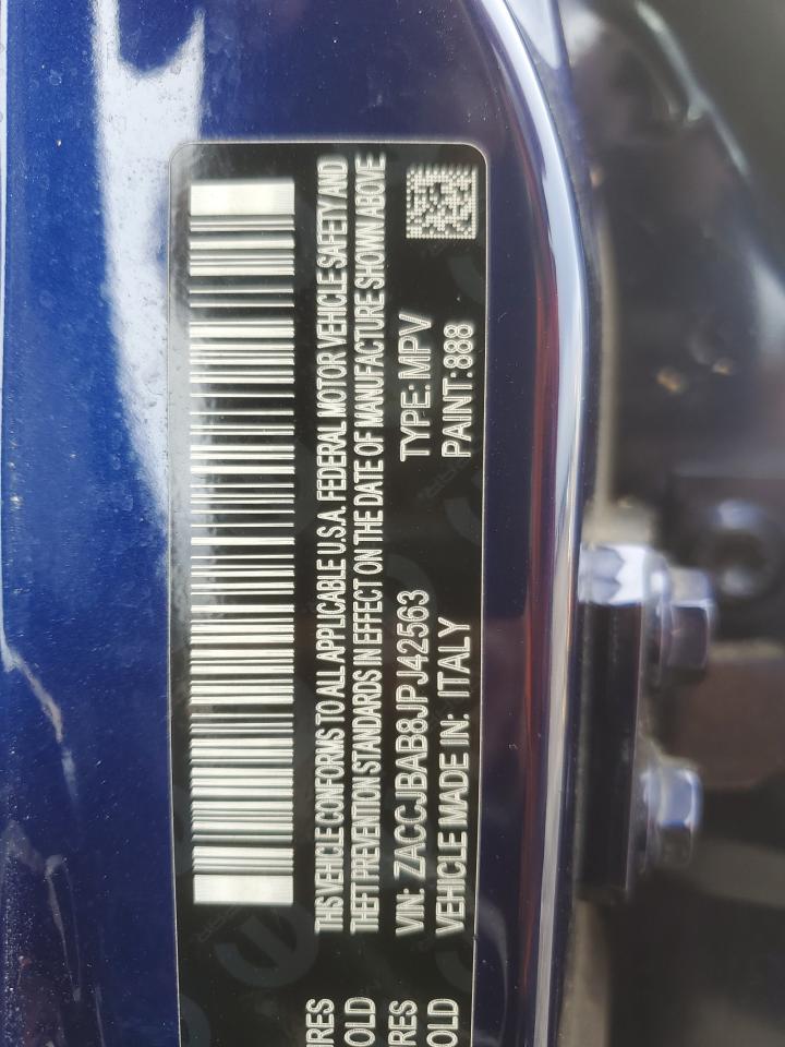 2018 Jeep Renegade Sport VIN: ZACCJBAB8JPJ42563 Lot: 64049415