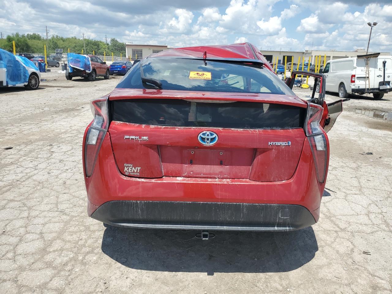 2016 Toyota Prius VIN: JTDKBRFU5G3524626 Lot: 63243455