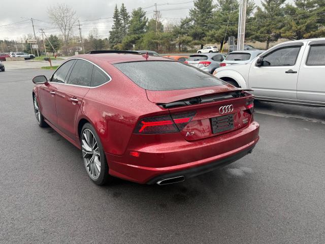Hatchbacks AUDI A7 2017 Red