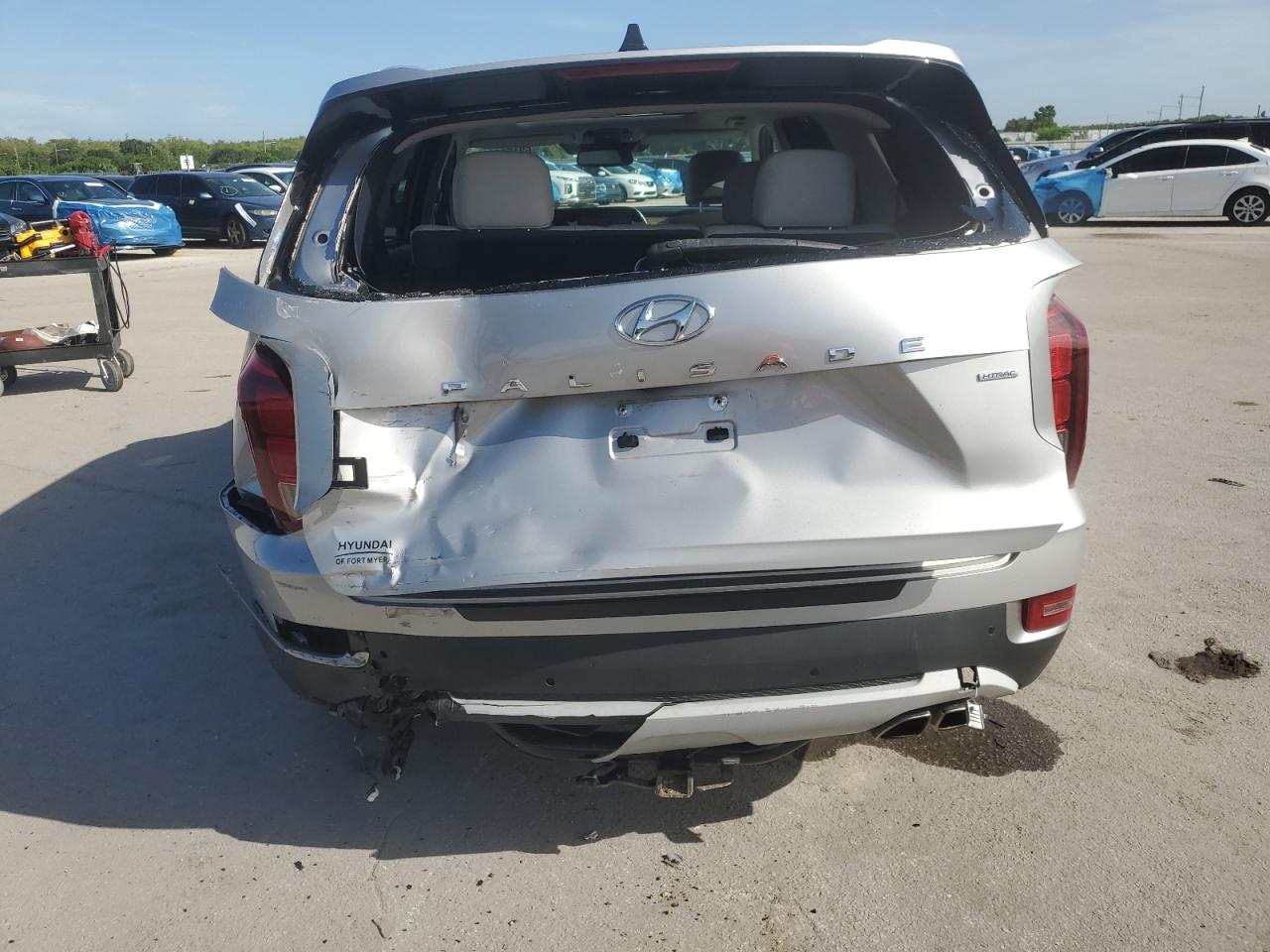2021 Hyundai Palisade Sel VIN: KM8R4DHE4MU252573 Lot: 63153065