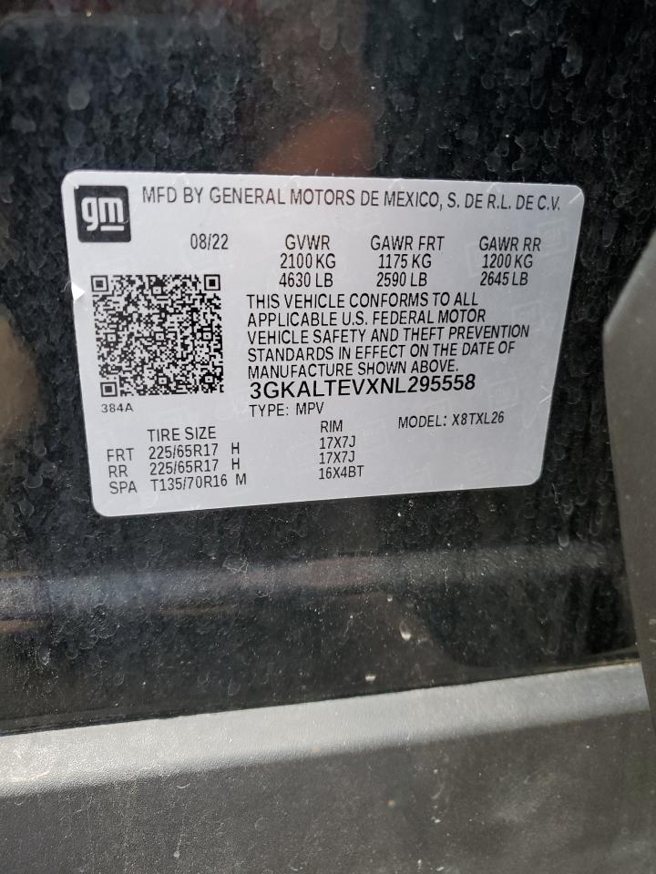 2022 GMC Terrain Sle VIN: 3GKALTEVXNL295558 Lot: 64264035