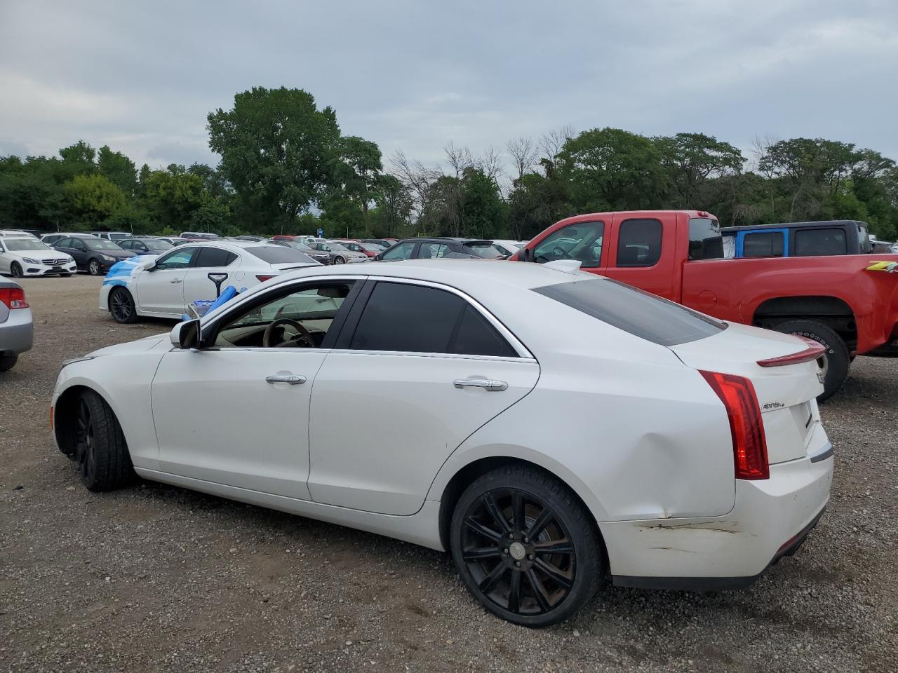 2016 Cadillac Ats Luxury white sedan gas 1G6AH5RX6G0117749 photo #3