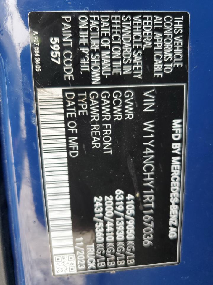 w1y4nchy1rt167036 W1Y4NCHY1RT167036 2024 Mercedes-Benz Sprinter 2500