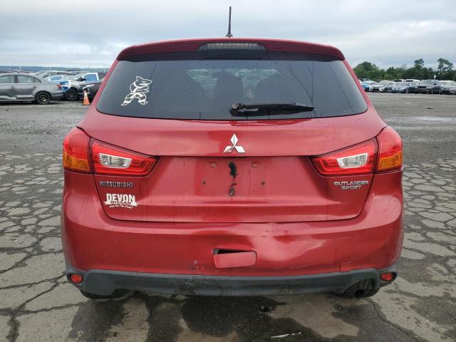  MITSUBISHI OUTLANDER 2015 Czerwony