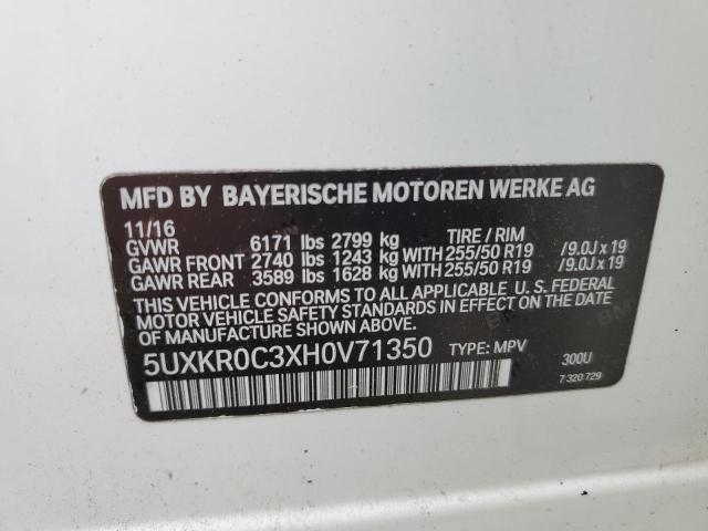 2017 BMW X5 XDRIVE35I  
