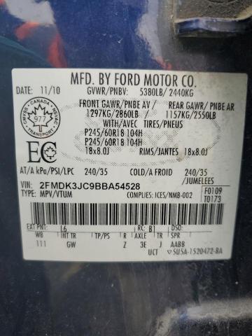 2011 FORD EDGE SEL  