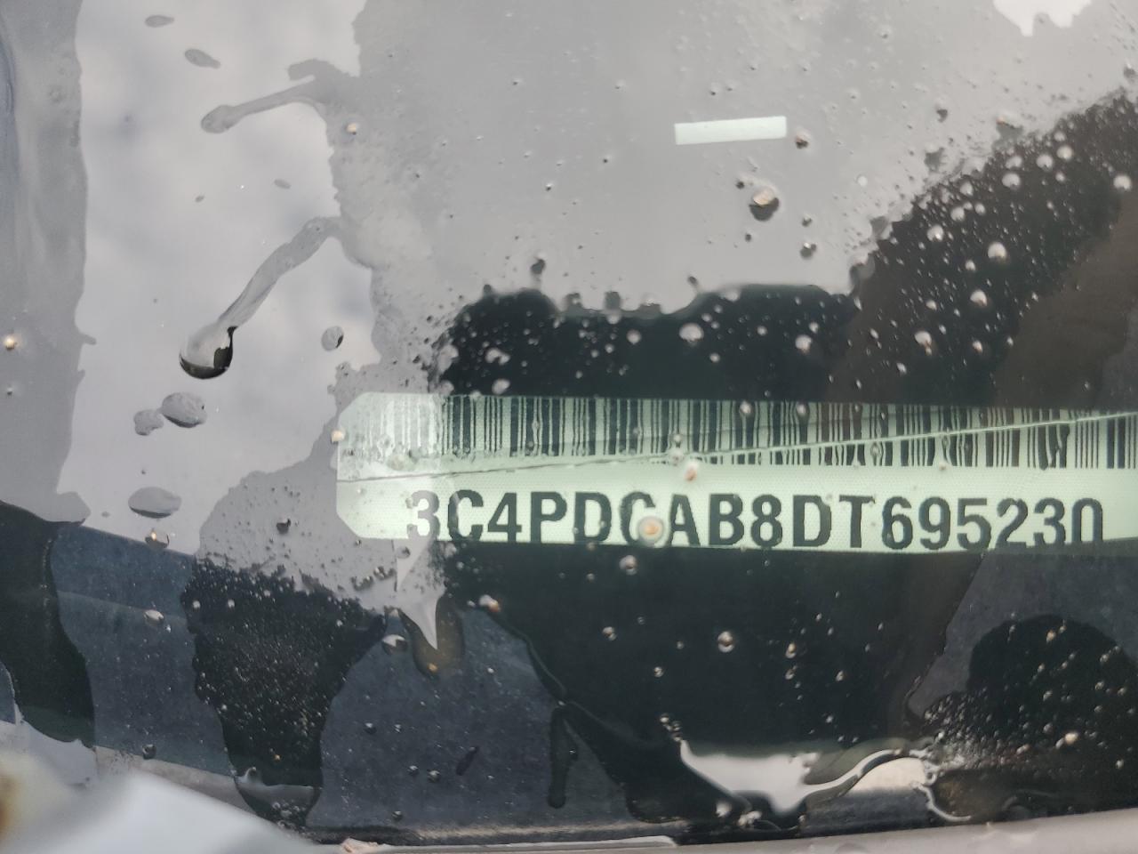 2013 Dodge Journey Se VIN: 3C4PDCAB8DT695230 Lot: 67066605