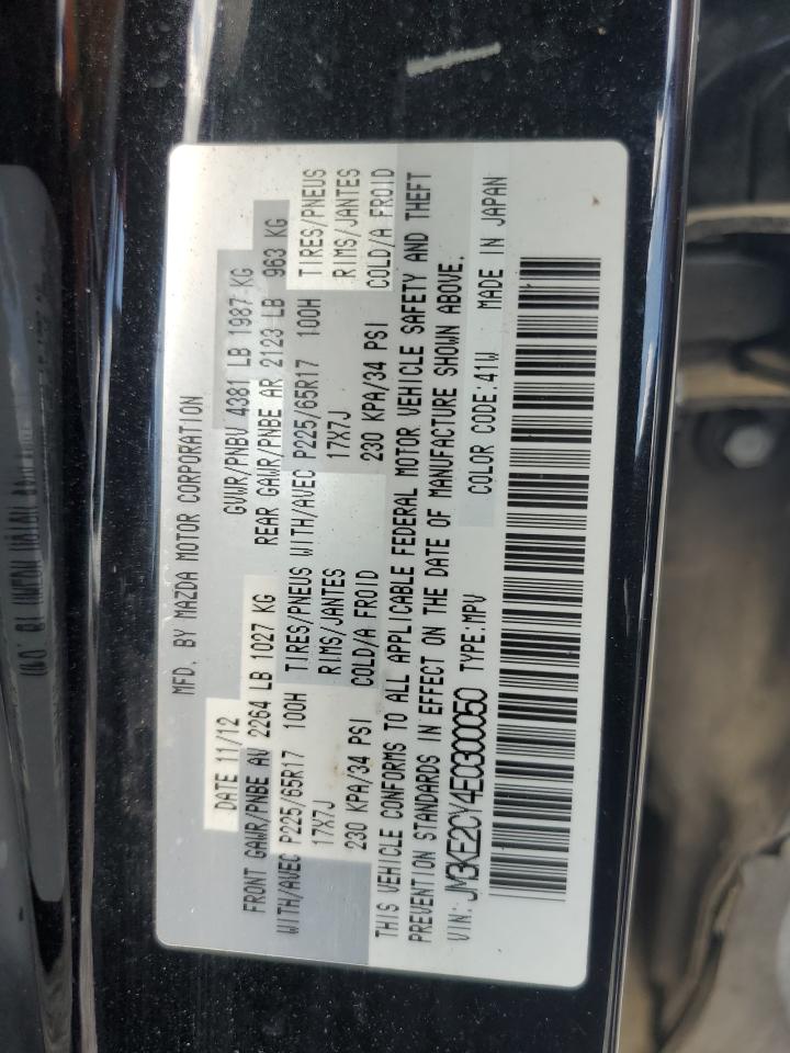 2014 Mazda Cx-5 Touring VIN: JM3KE2CY4E0300050 Lot: 62927445