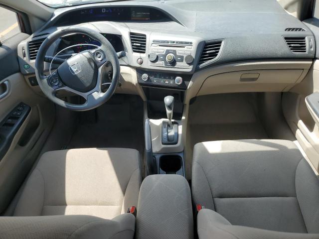 Sedans HONDA CIVIC 2012 Czerwony