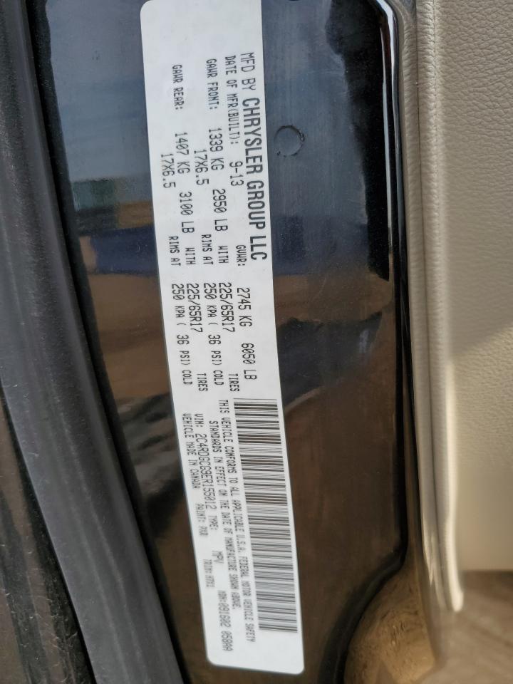 2014 Dodge Grand Caravan Sxt VIN: 2C4RDGCG9ER155012 Lot: 64337175