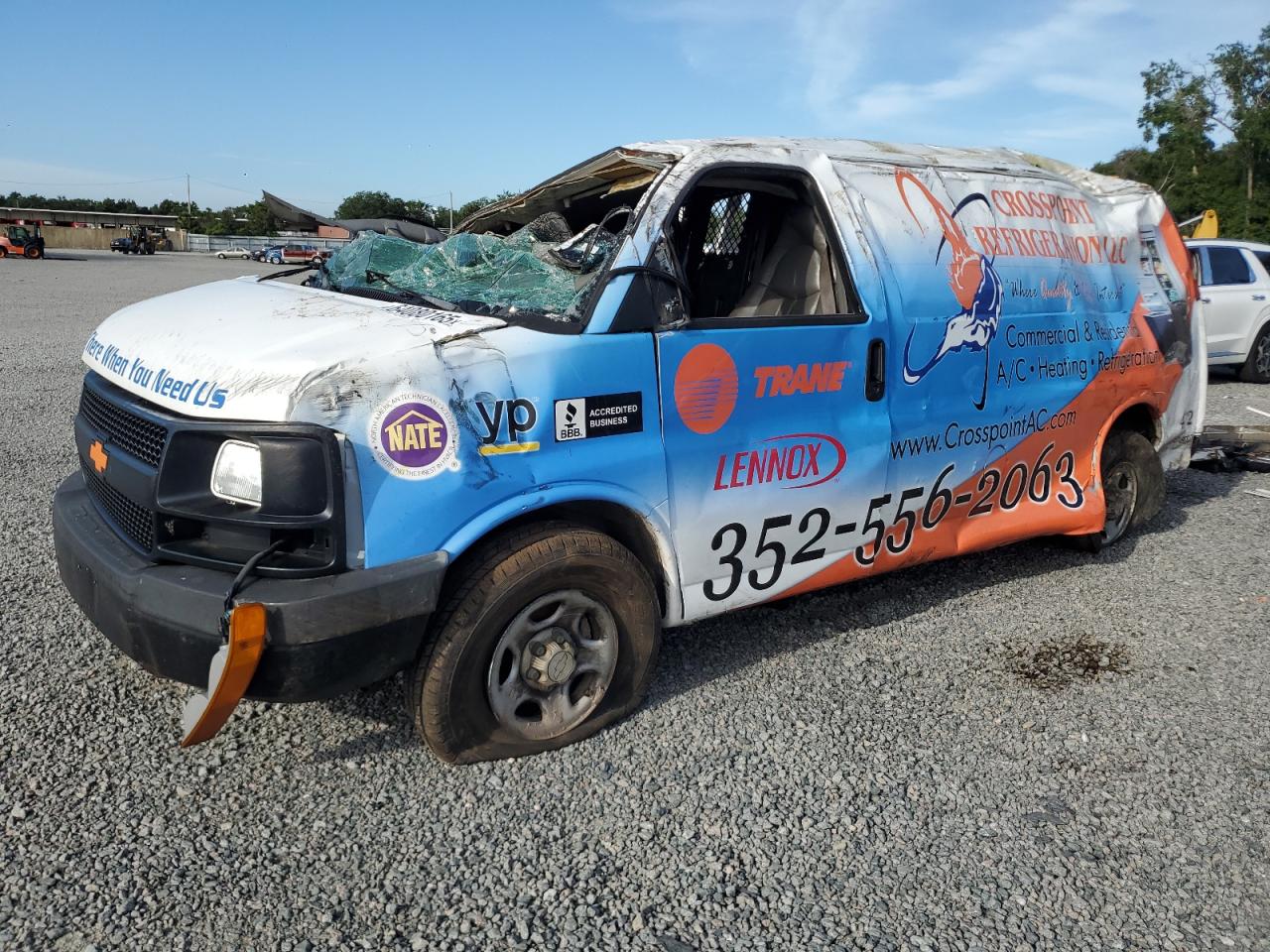 2008 Chevrolet Express G1500 white null gas 1GCFG15X481174872 photo #1