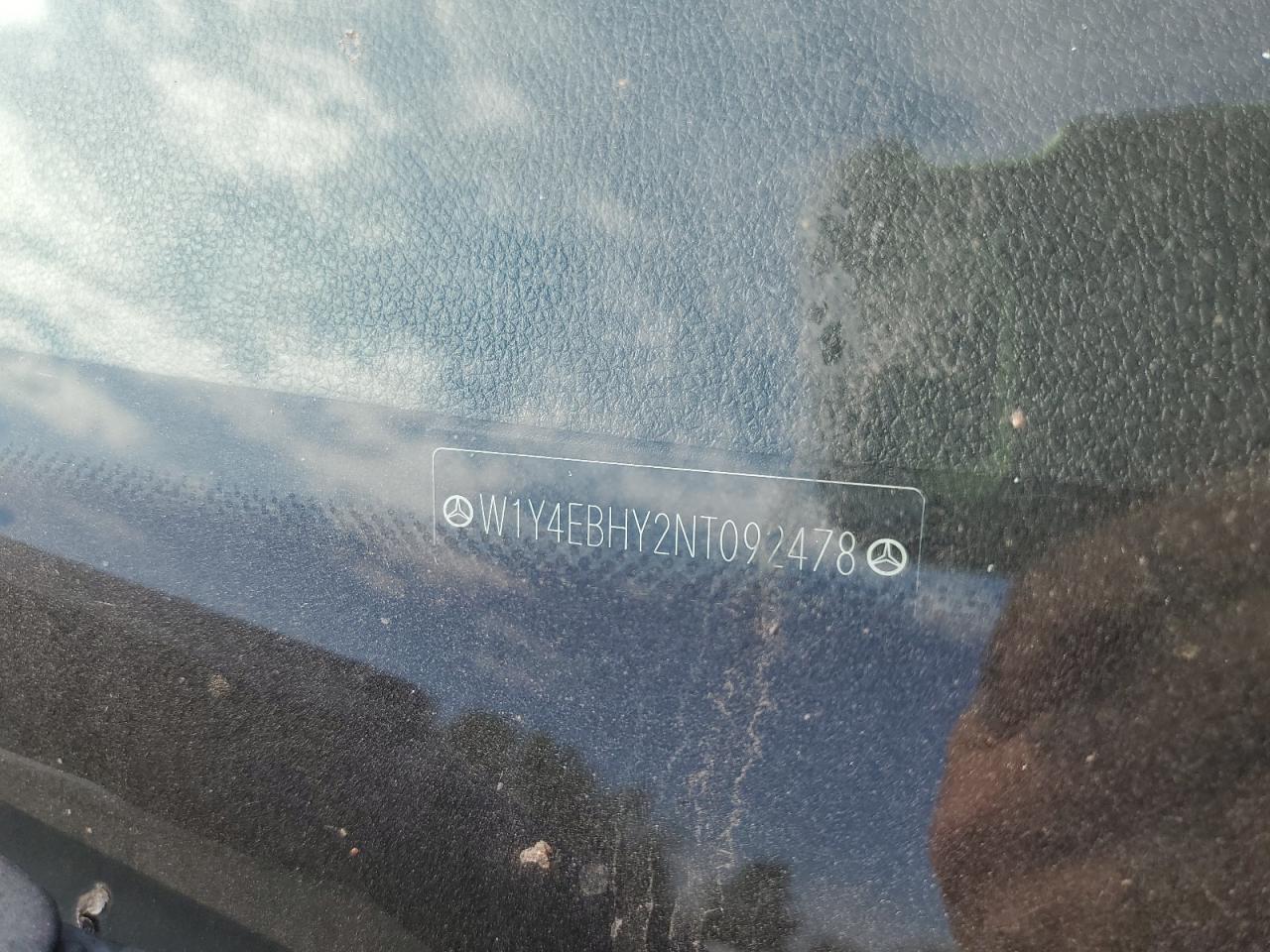 W1Y4EBHY2NT092478 2022 Mercedes-Benz Sprinter 2500