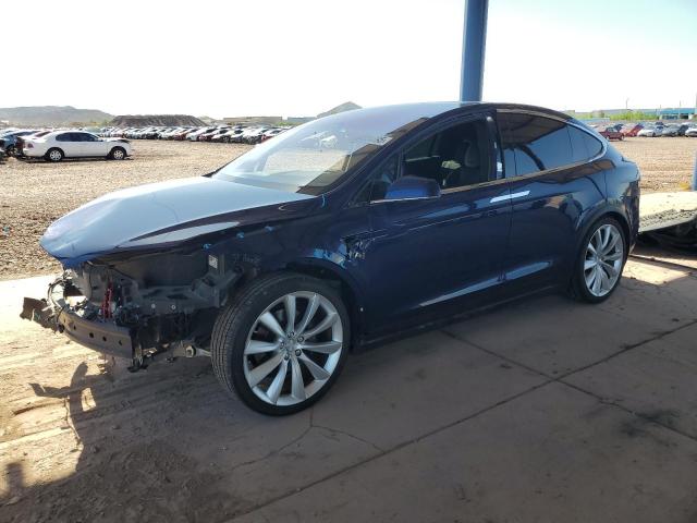  TESLA MODEL X 2017 Blue