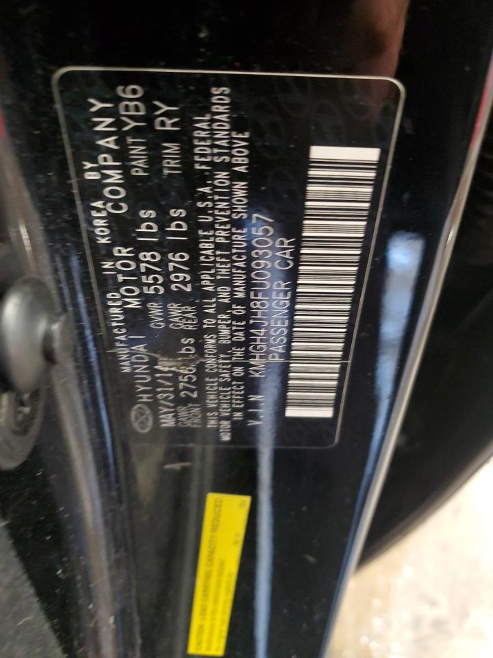 2015 Hyundai Equus Signature VIN: KMHGH4JH8FU093057 Lot: 66270895