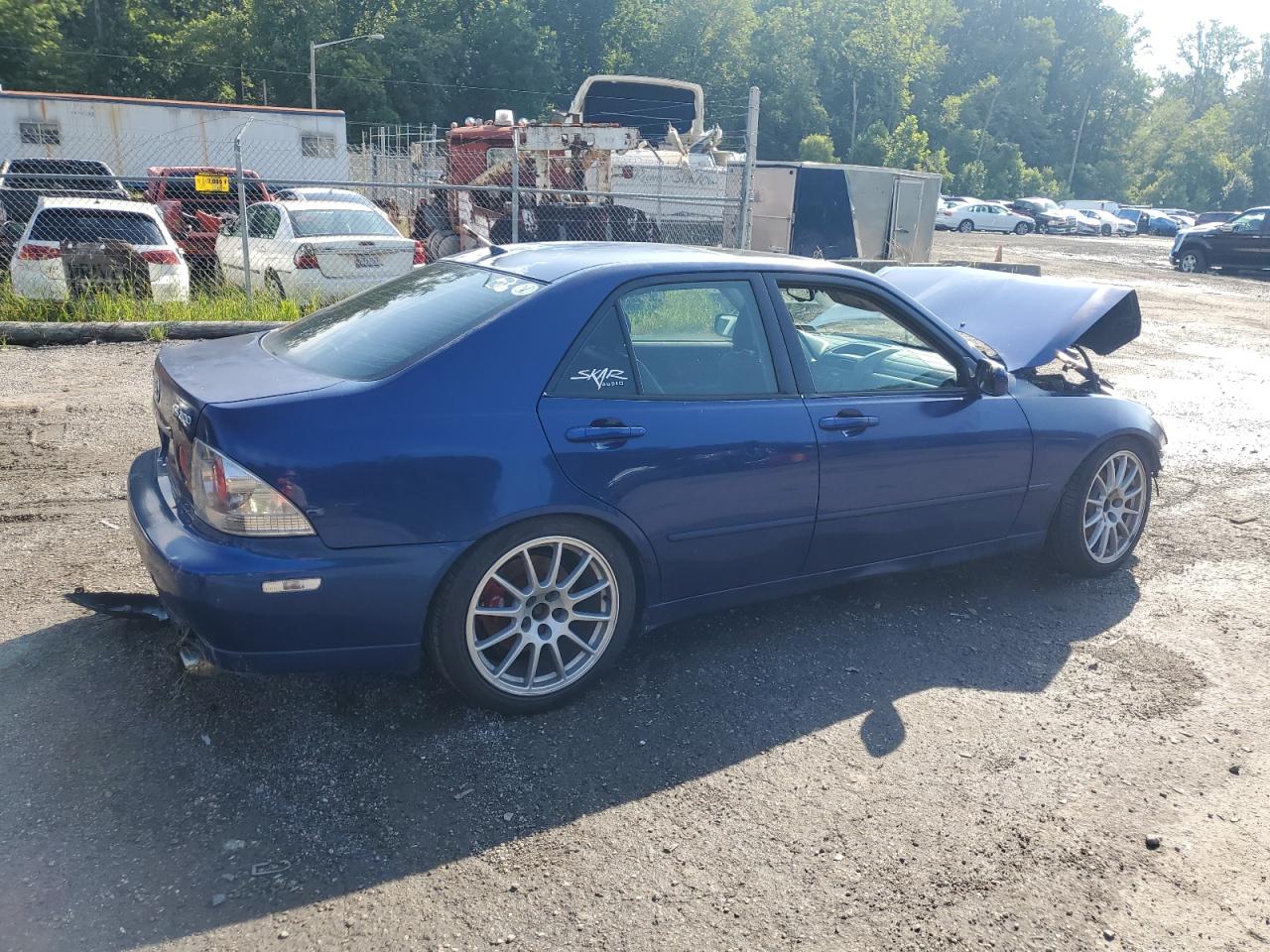 2001 Lexus Is 300 blue sedan gas JTHBD182610023050 photo #4