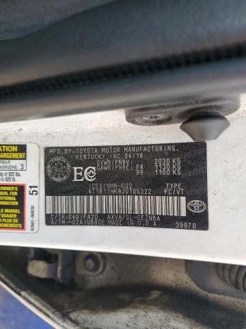 2018 TOYOTA CAMRY L  